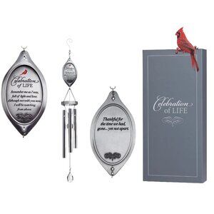 Sympathy Gift Celebration of Life Wind Chime - The Grandparent Gift Co - NEW